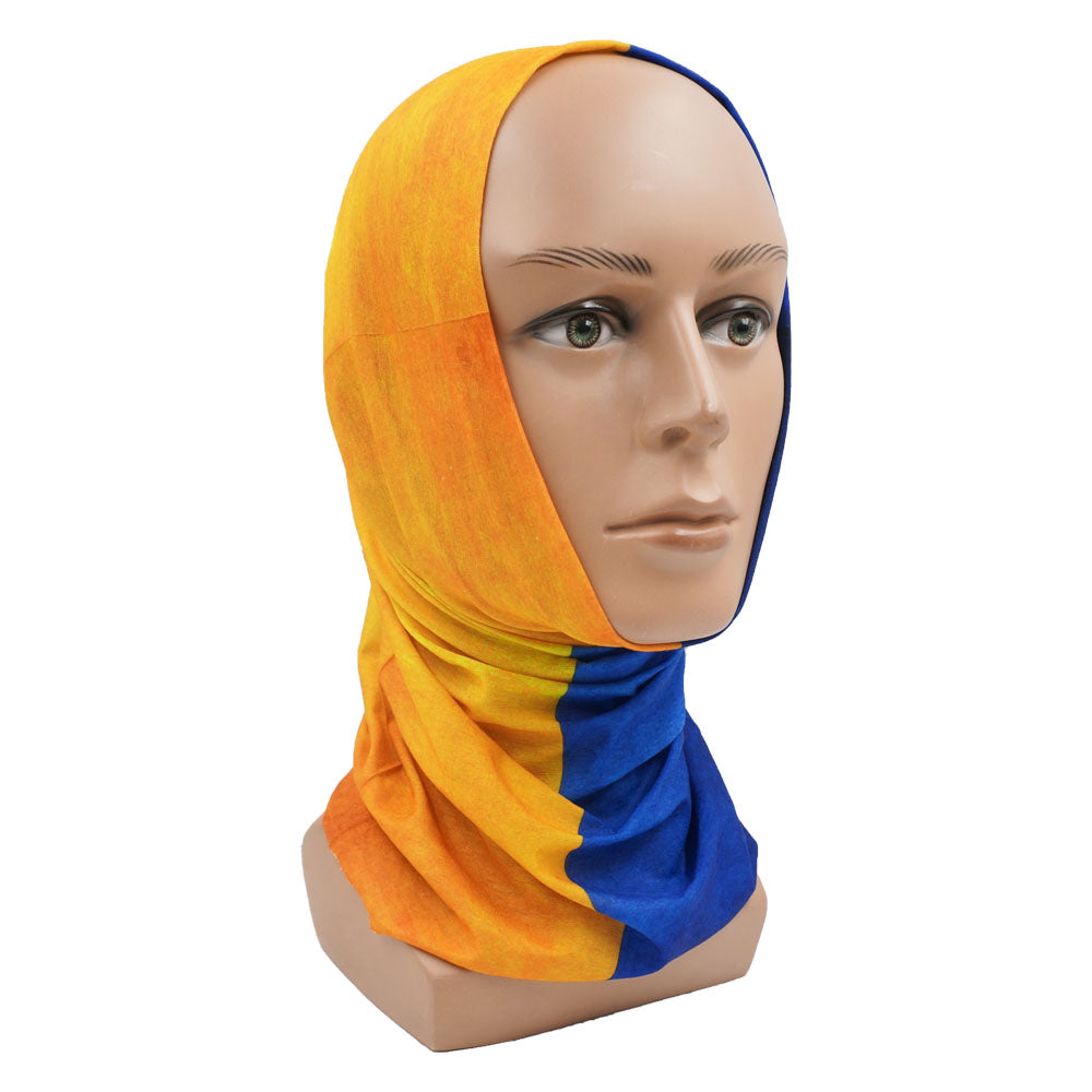 Summer Seamless Breathable Outdoor Sports Bandana Hiking Hunting Cycling Running Scarf Riding Ukraine flag Face Mask Men Women