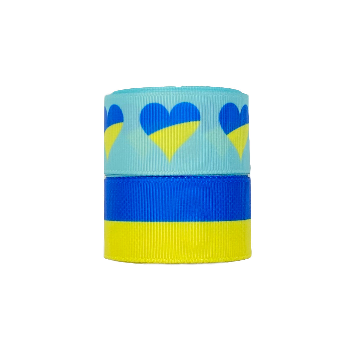 25mm Ukraine Flag Grosgrain Ribbon For Hair Bow Diy Crafts Sewing Accessories Bracelet Handmade Materials