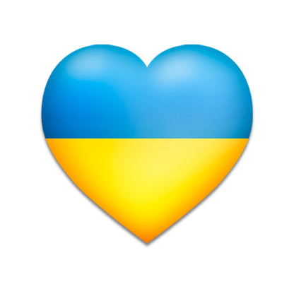 4 Style Ukraine Flag Brooch Peace Badges Heart Lapel Pin For Backpacks Coat Patriotic Ornament
