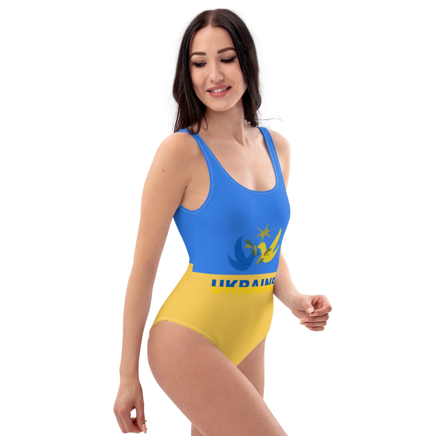 One-Piece Swimsuit Flag Ukraine