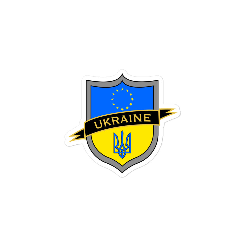 Bubble-free stickers | Ukraine Logo S EU