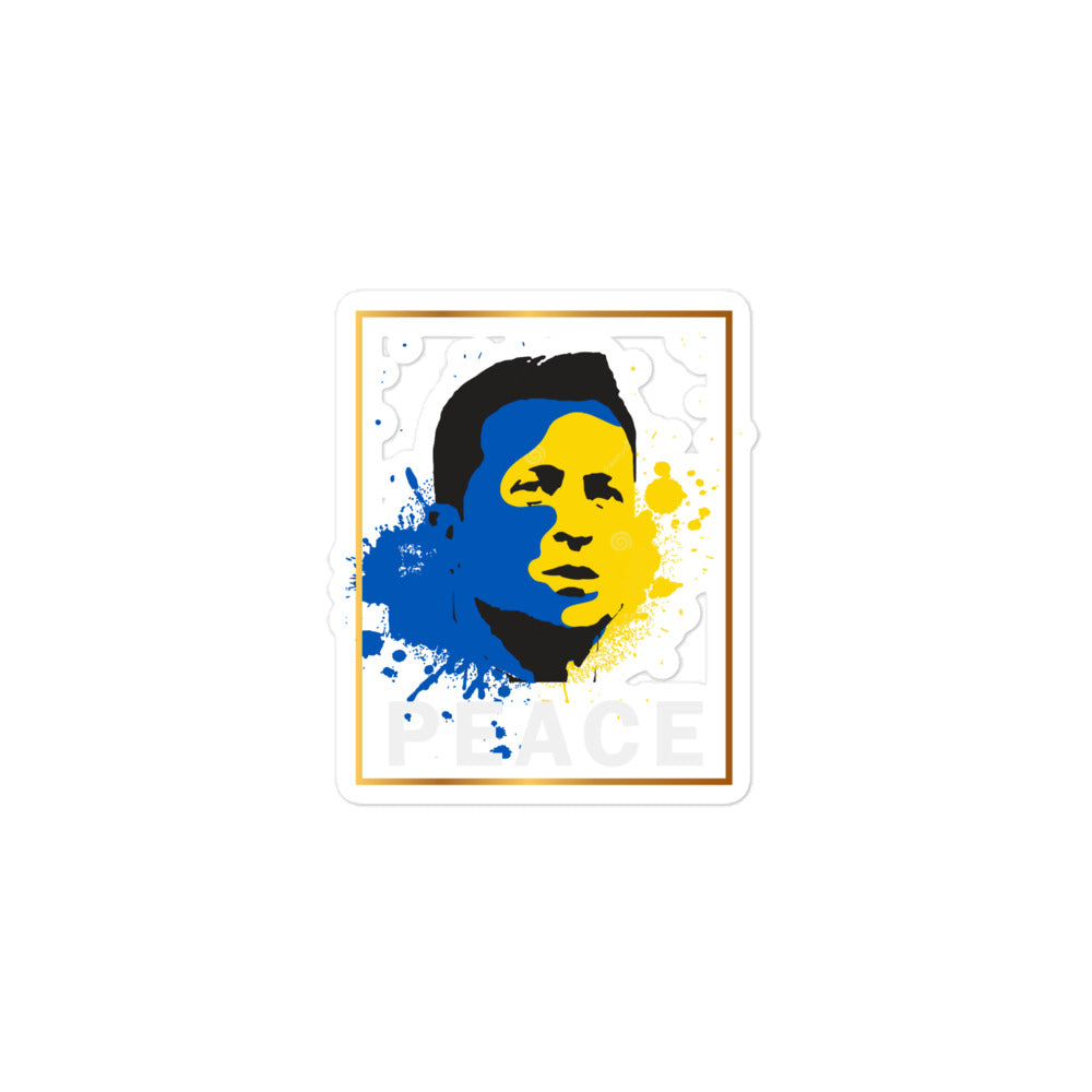 President Zelenskyy Peace | Bubble-free stickers
