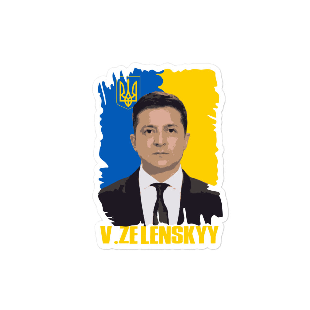 Bubble-free stickers | Volodymyr Zelenskyy