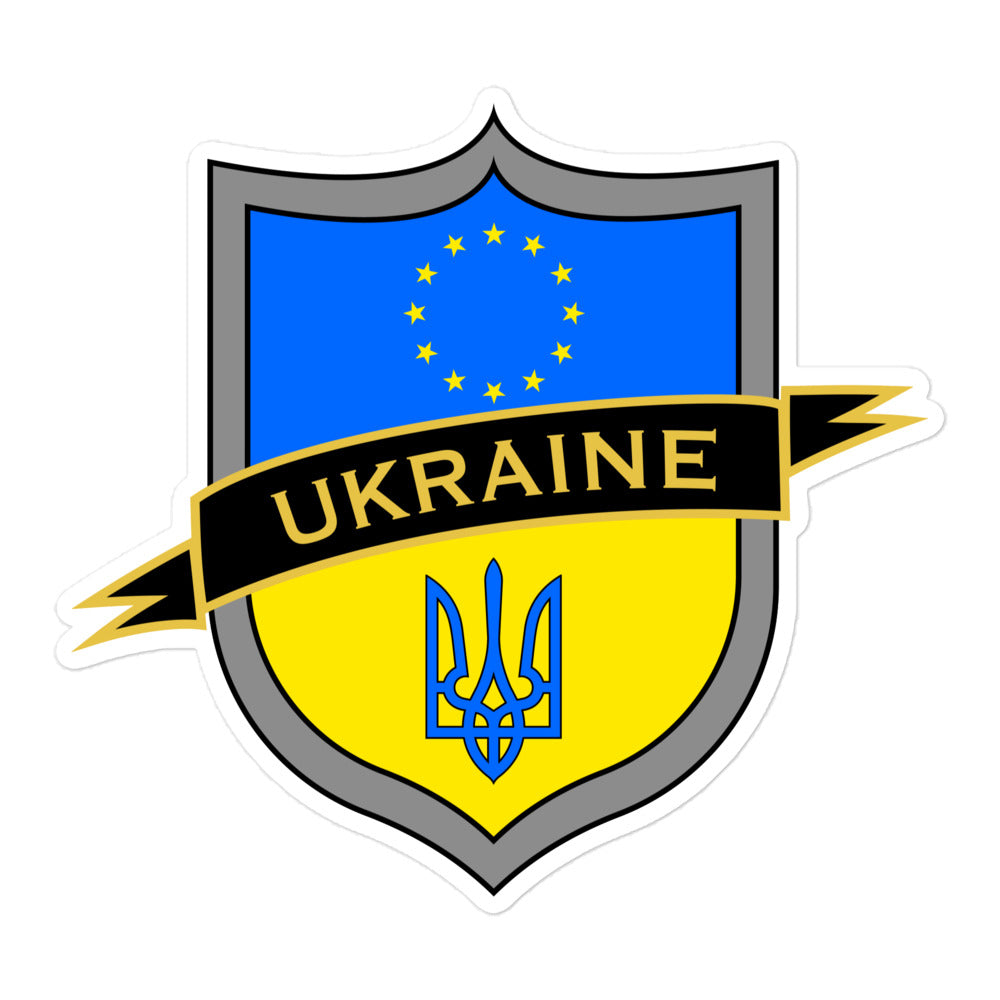 Bubble-free stickers | Ukraine Logo S EU