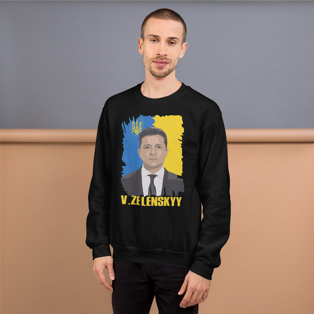 Unisex Sweatshirt | Volodymyr Zelenskyy P24