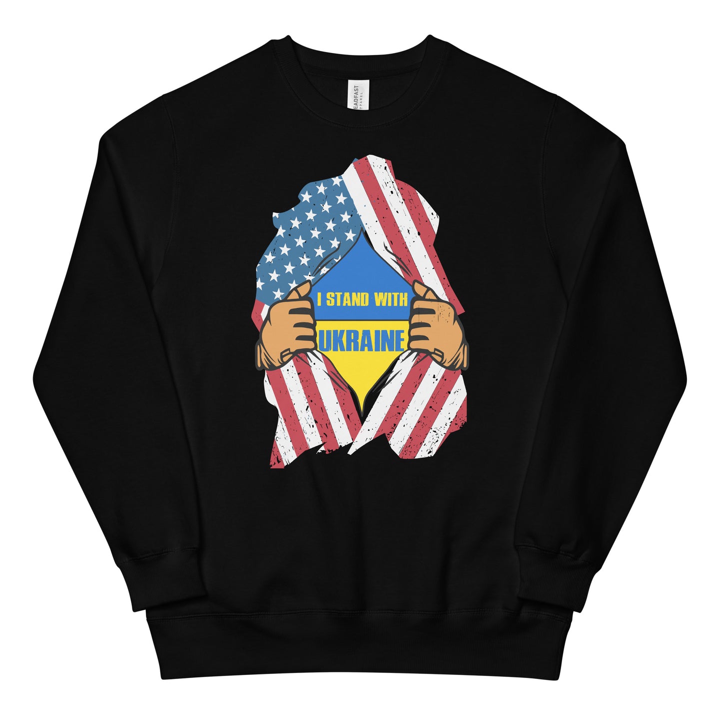 Unisex fashion sweatshirt | USA UKRAINE