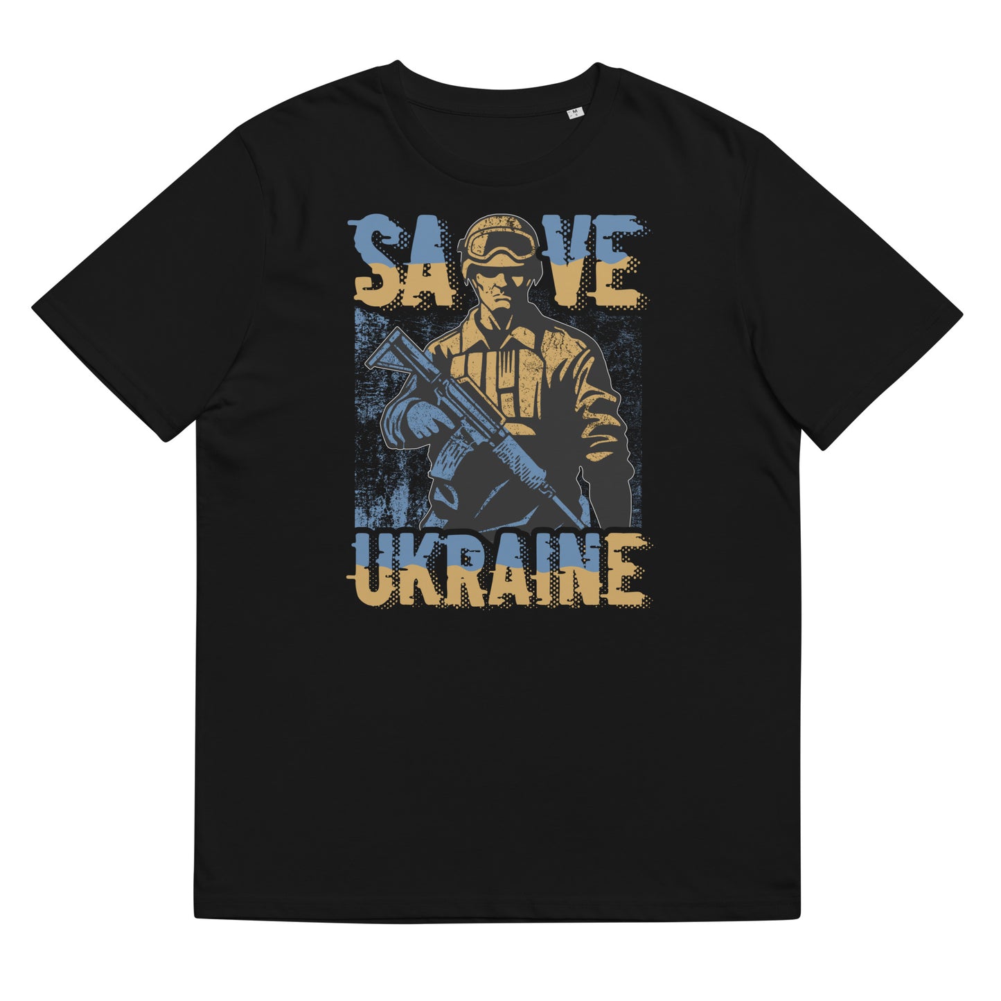 Unisex organic cotton t-shirt | Save Ukraine