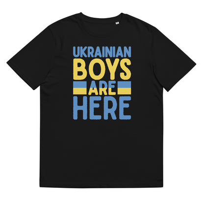 organic cotton t-shirt | Ukrainian boys are here