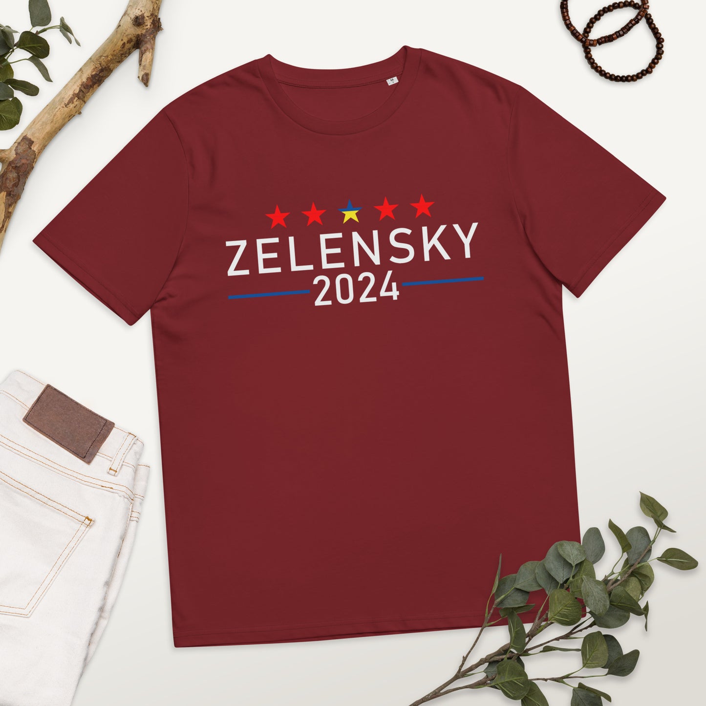 Unisex organic cotton t-shirt | Zelensky