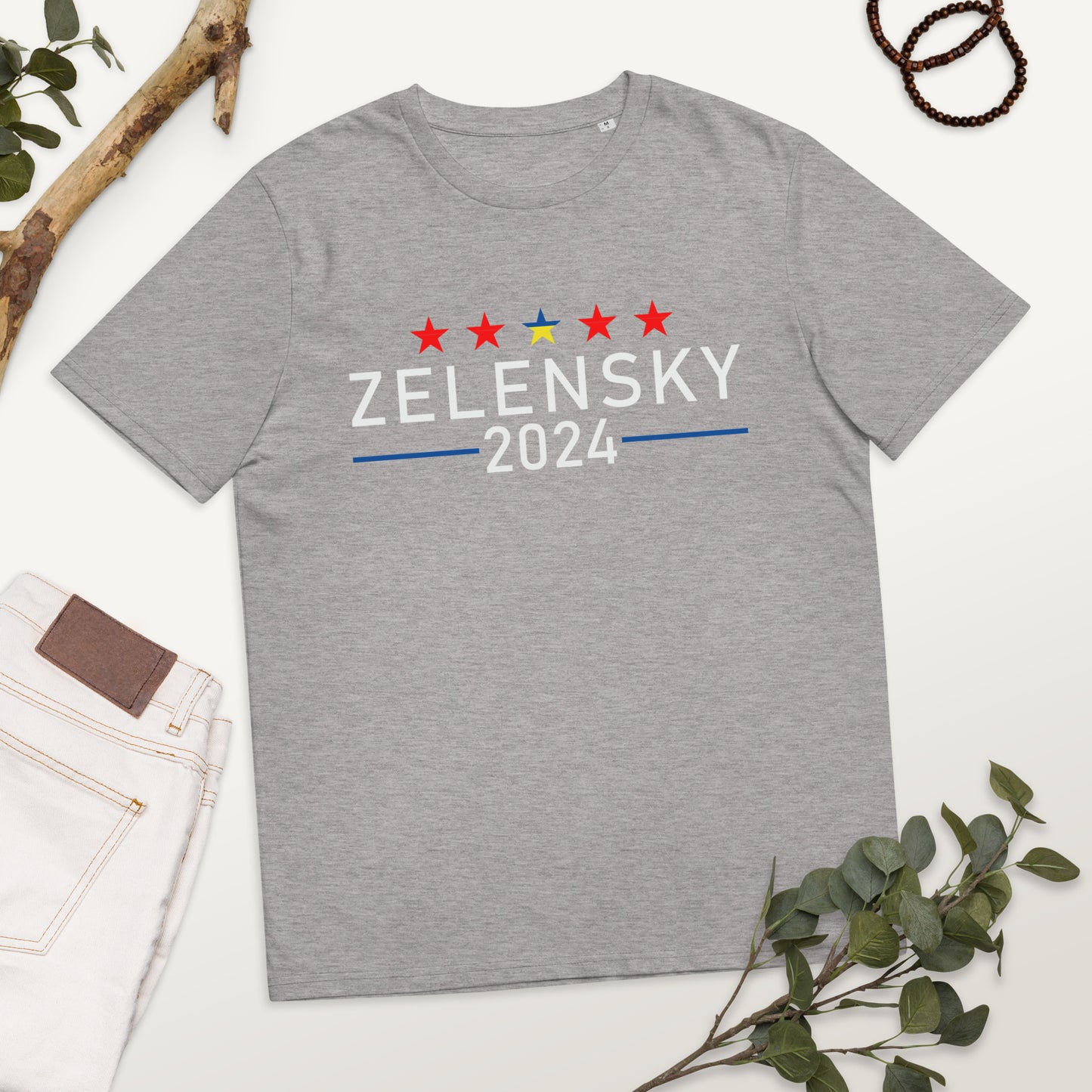 Unisex organic cotton t-shirt | Zelensky