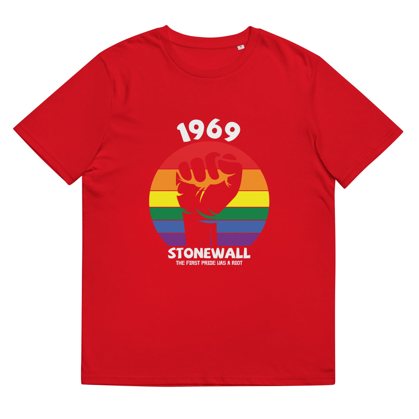 1969 Stonewall the First Pride Was a riot | Unisex organic cotton t-shirt