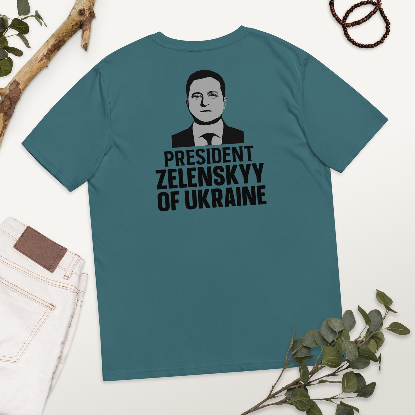 Unisex organic cotton t-shirt | Zelensky