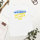 Unisex organic cotton t-shirt | My wife Ukrainian nothing scares me