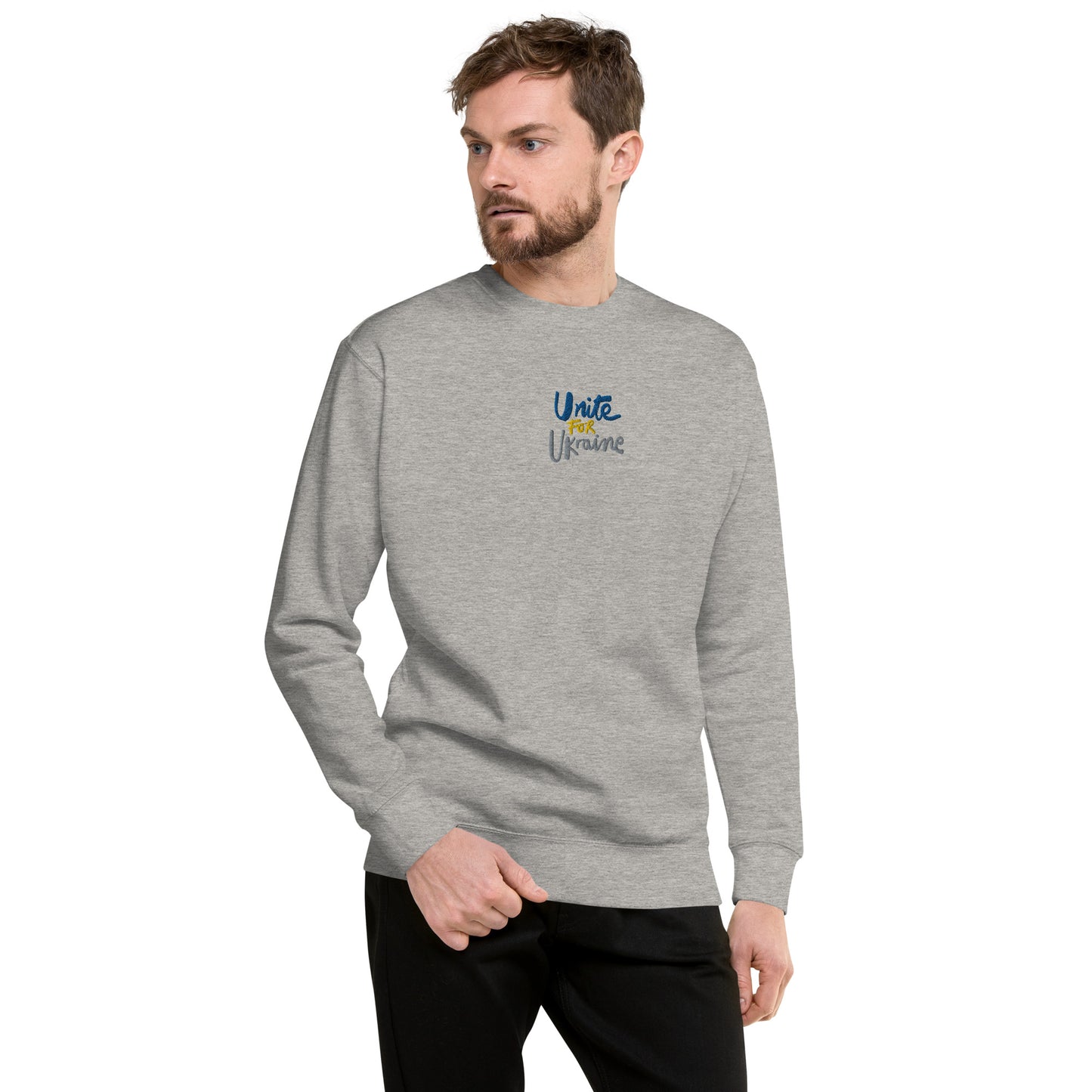 Unisex Premium Sweatshirt | unite for ukraine