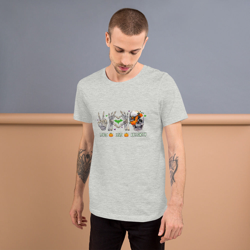 Peace Love Halloween | Unisex t-shirt