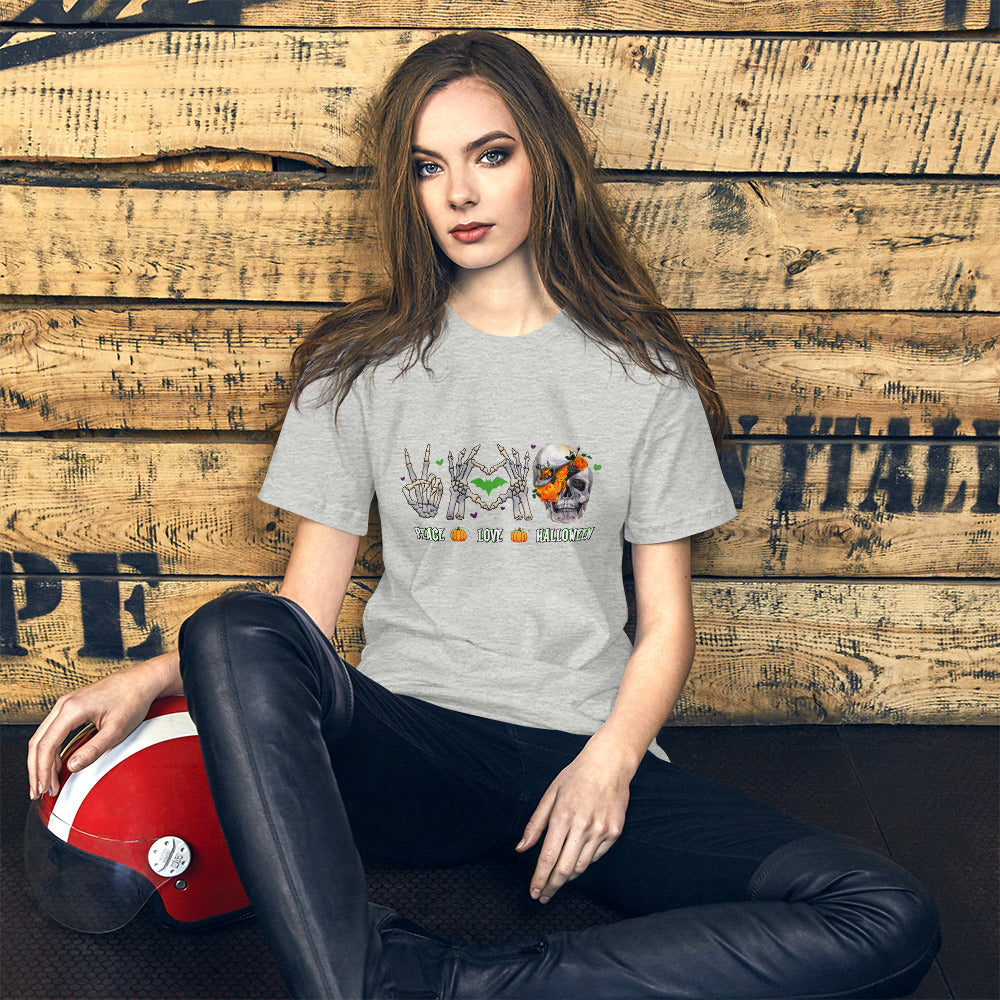 Peace Love Halloween | Unisex t-shirt