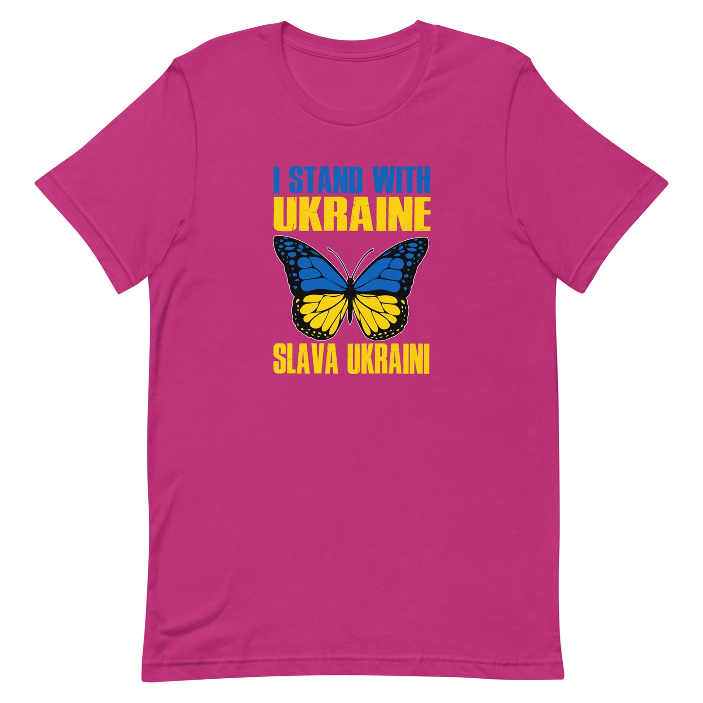 Unisex t-shirt | I stand with Ukraine Slava Ukraine