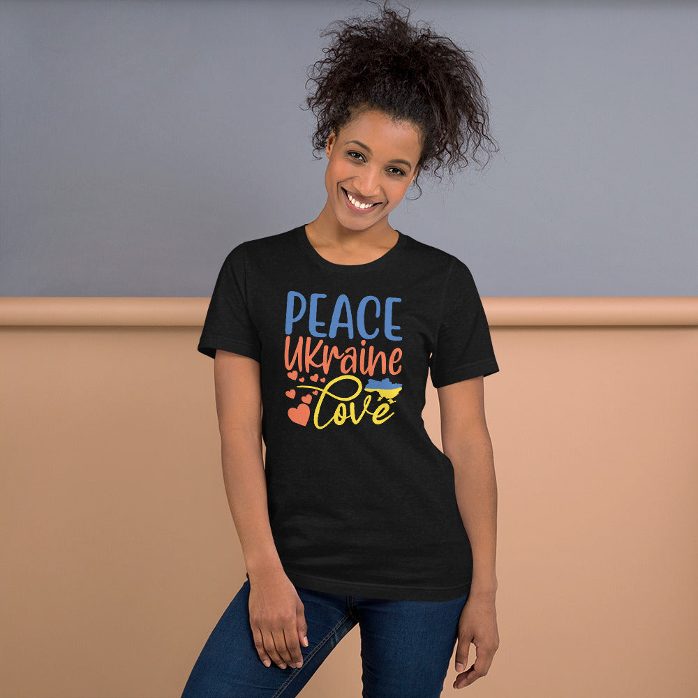 Unisex t-shirt | Peace Ukrainian LOVE