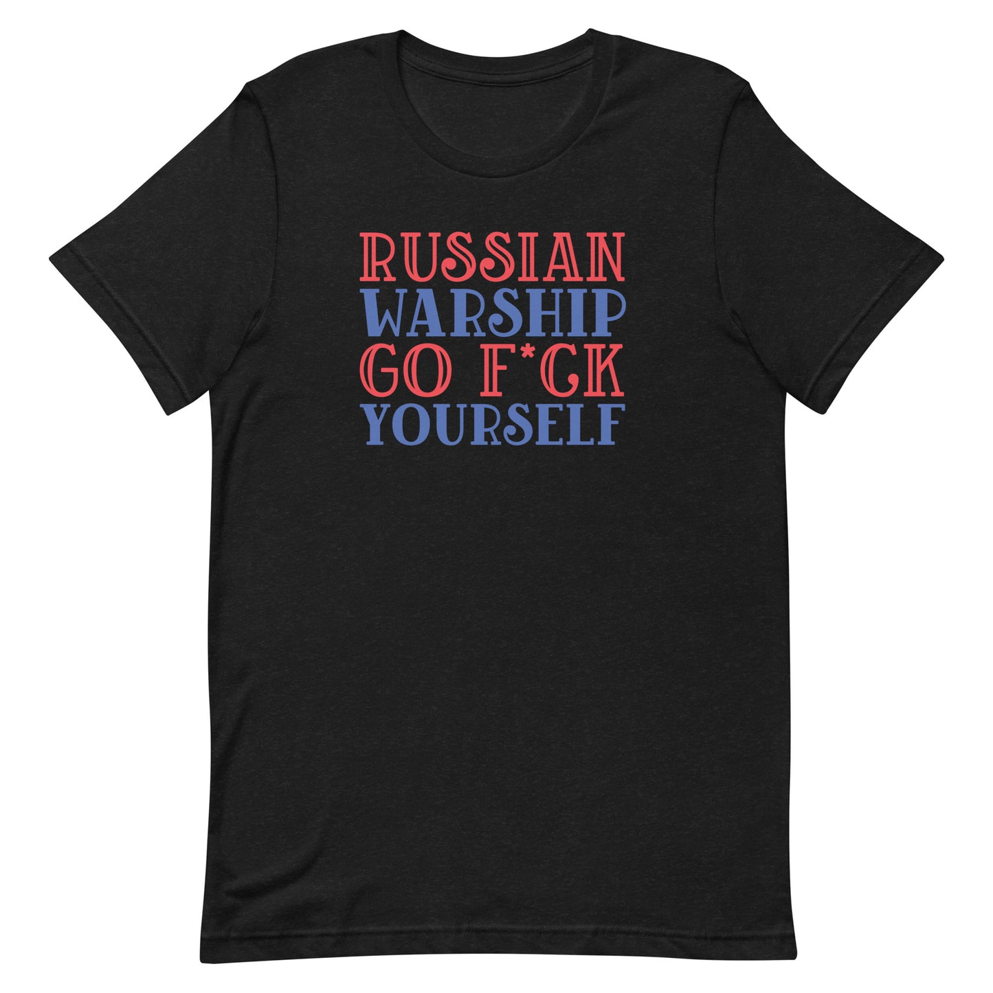 Unisex t-shirt | Russian Warship Go f-ck yourself