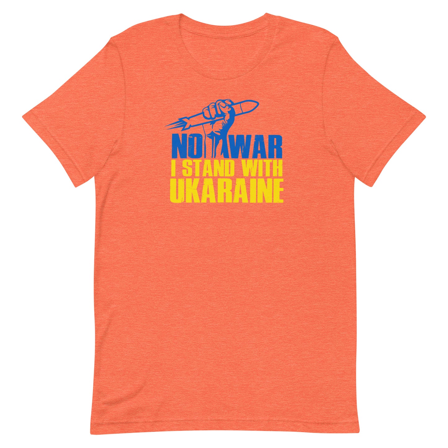 Unisex t-shirt | No War I stand with ukraine