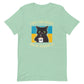 Ukrainian Cat & Coffee - Support Ukraine Flag with kitty | Unisex t-shirt