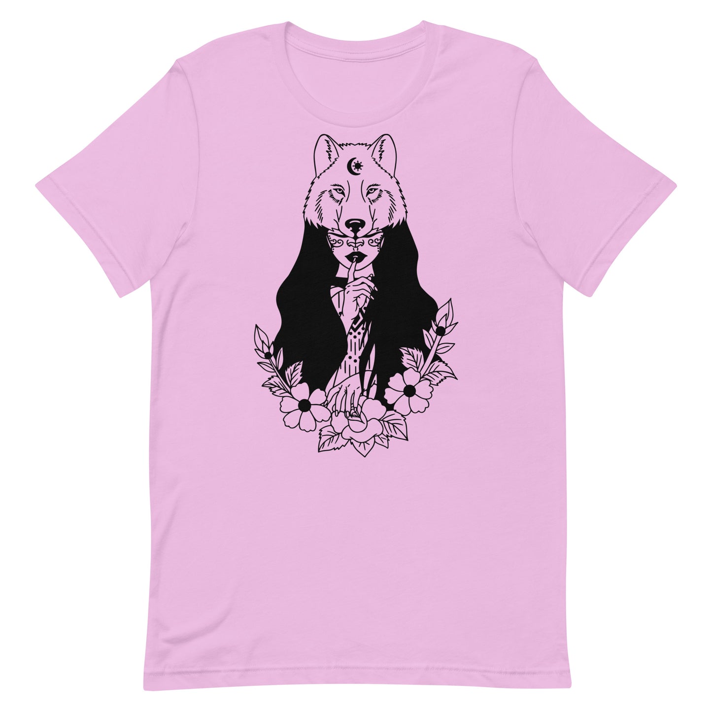 Native American With Flowers | Unisex t-shirt