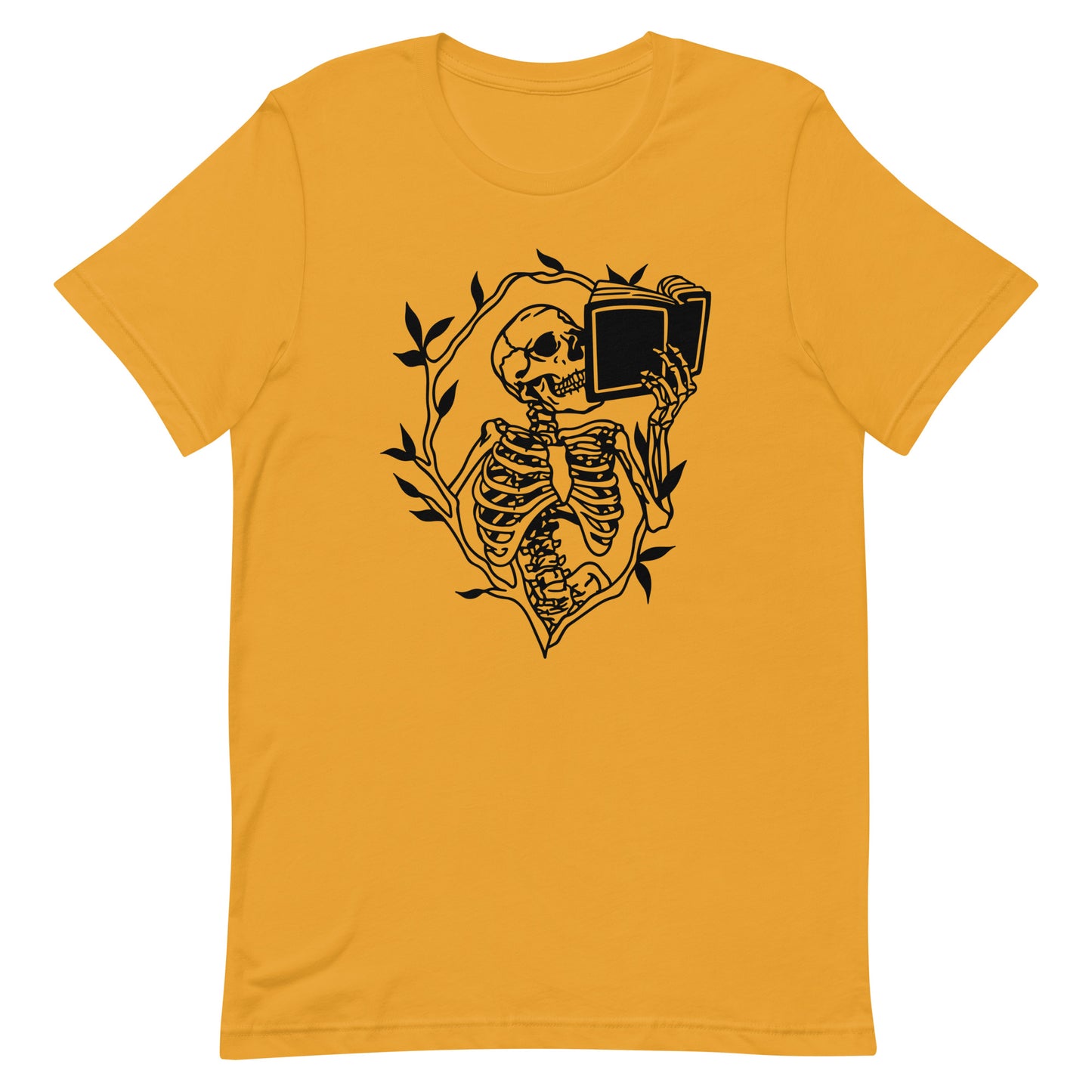 Skeleton with book | Unisex t-shirt
