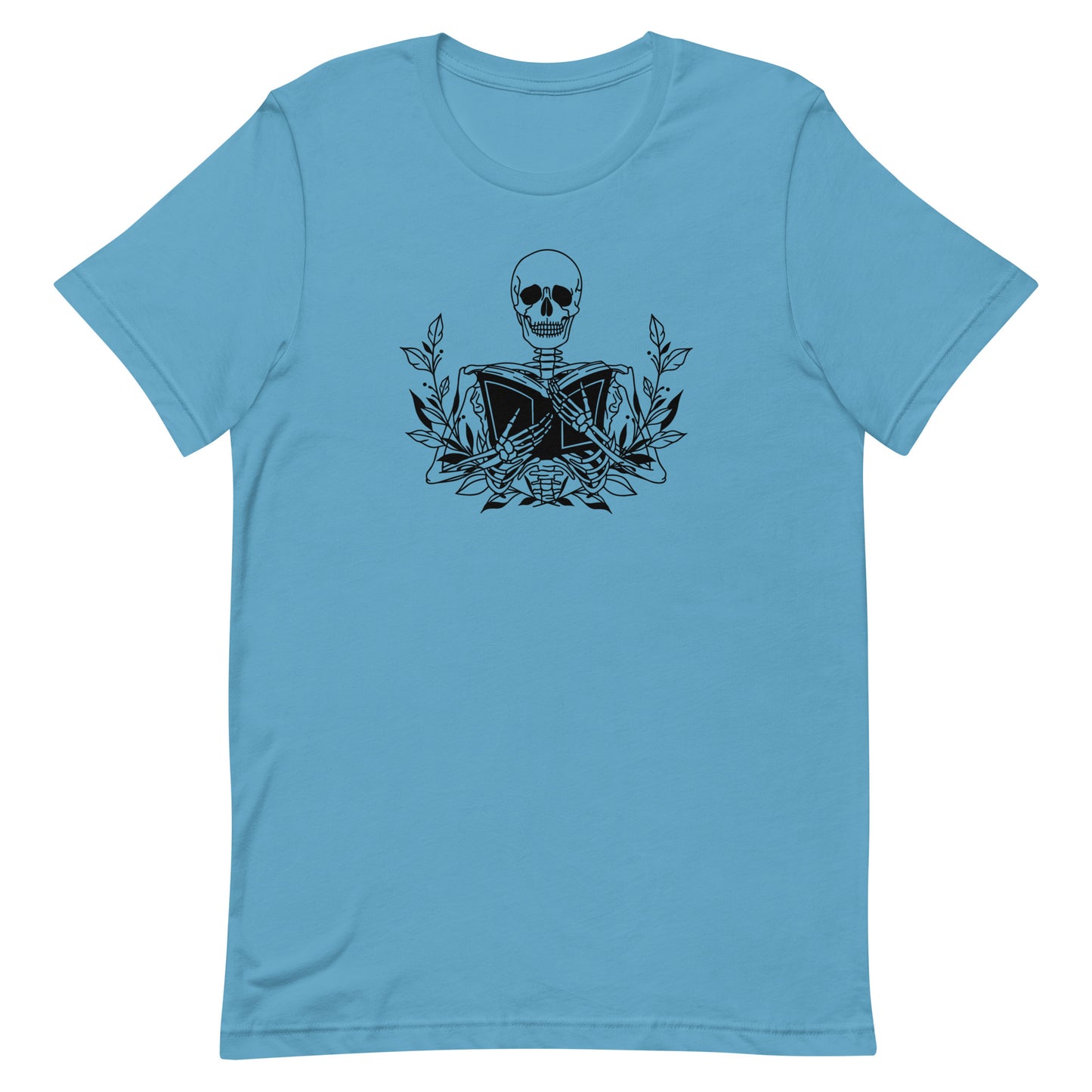 Skeleton with book Look | Unisex t-shirt