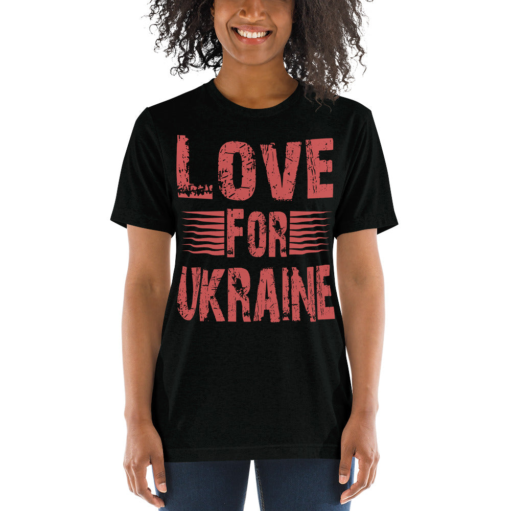 Short sleeve t-shirt | LOVE FOR UKRAINE