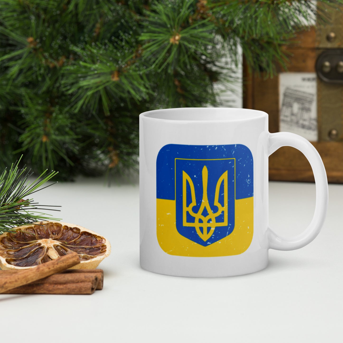 White glossy mug | Ukraine