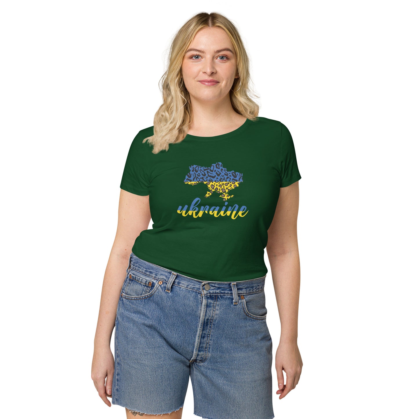 Women’s basic organic t-shirt | Ukraine