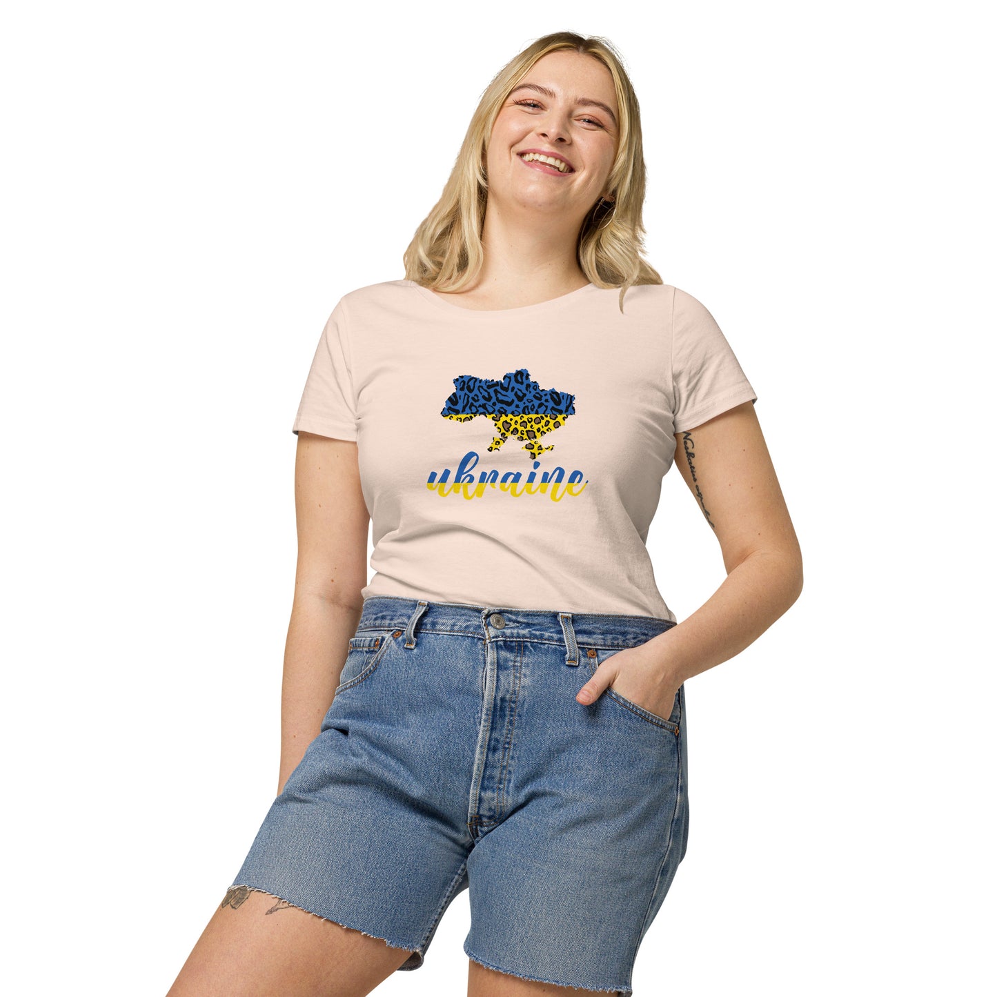Women’s basic organic t-shirt | Ukraine