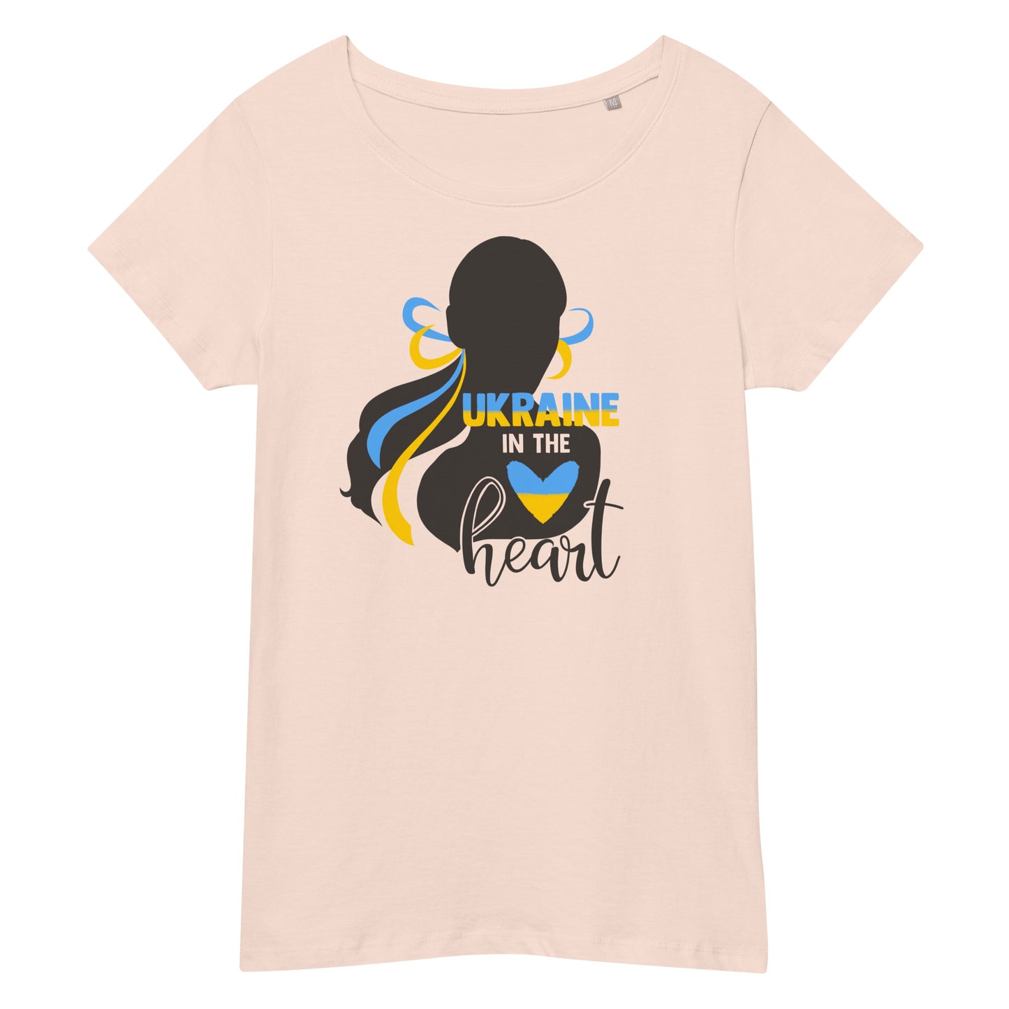Women’s basic organic t-shirt | Ukraine in the Hart