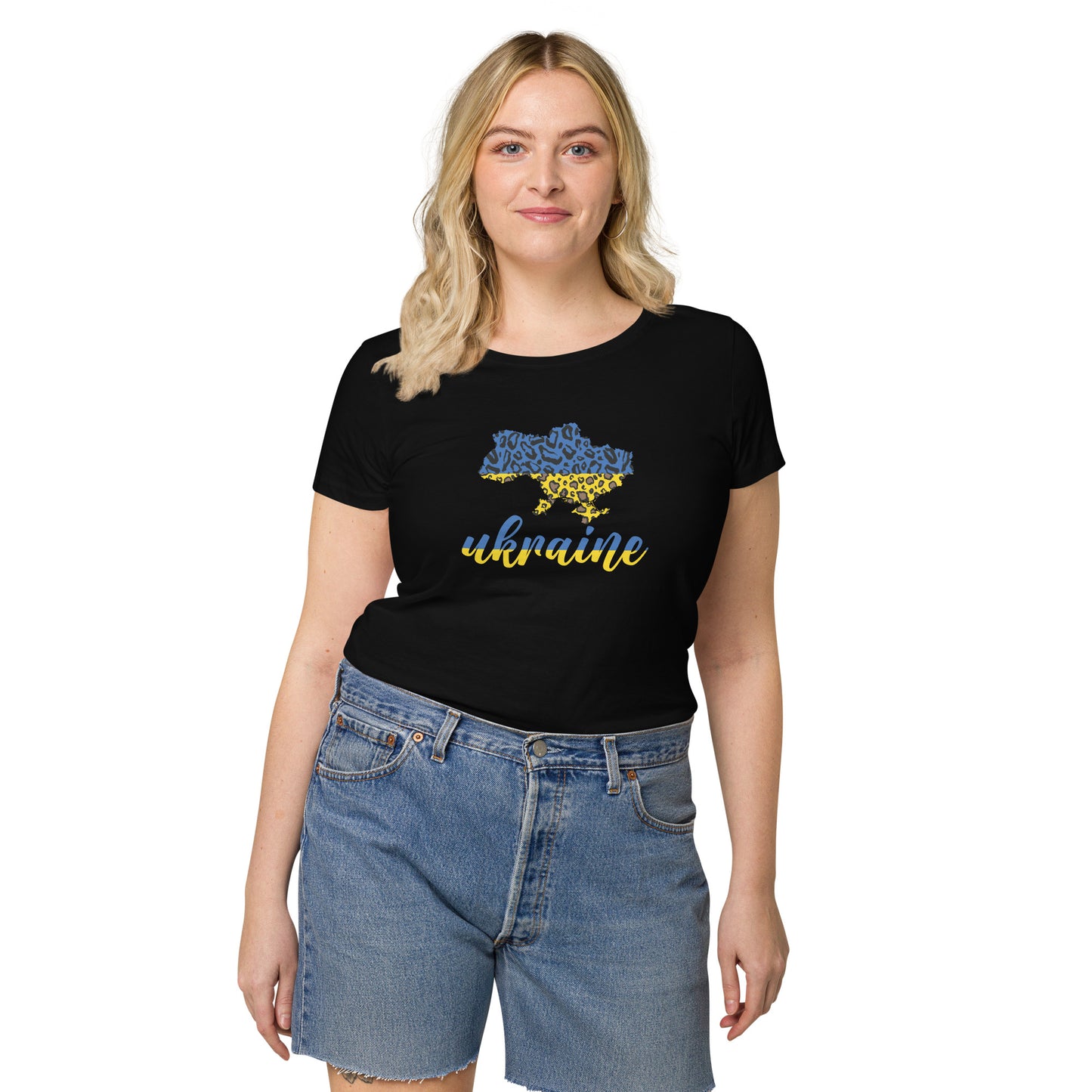 Women’s basic organic t-shirt | Ukraine