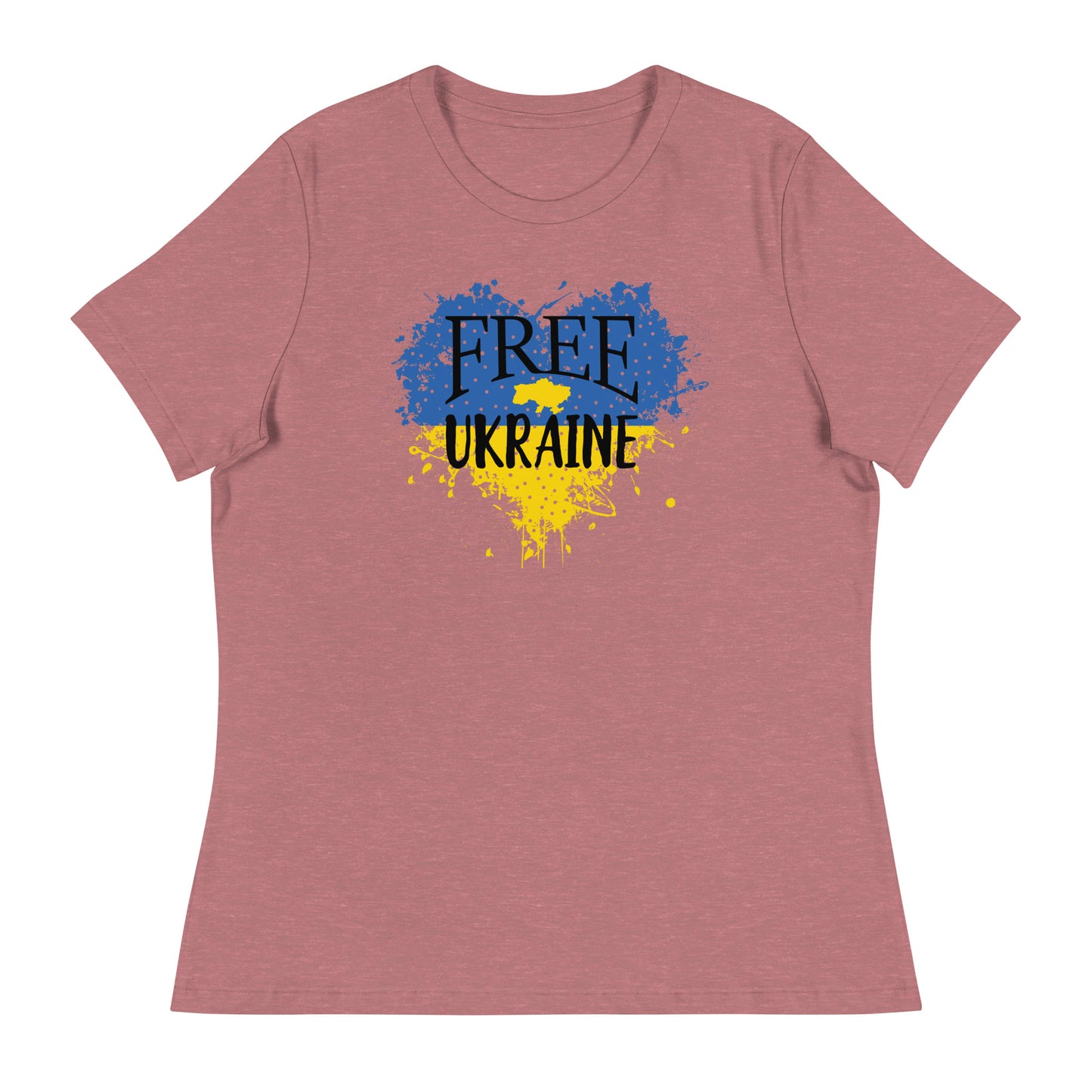 Women's Relaxed T-Shirt | Free Ukraine