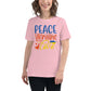 Women's Relaxed T-Shirt | Peace Ukraine Love